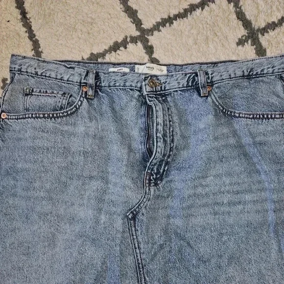 Mango anais denim skirt 2xl - Picture 3 of 5